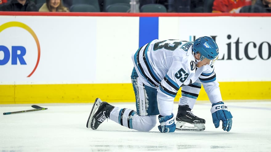 Sharks place winger Jeff Skinner on injured reserve