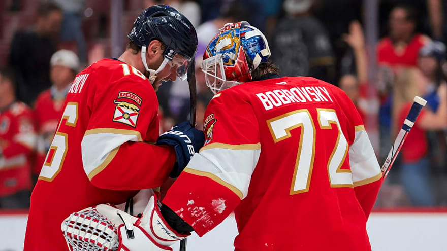 Panthers’ Barkov on Bobrovsky: ‘When he speaks, everyone listens’