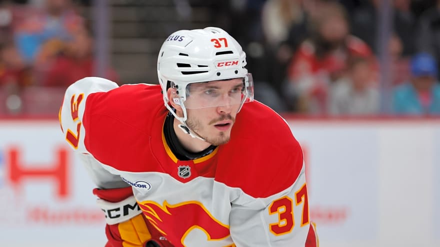 Yan Kuznetsov has brought stability to MacKenzie Weegar and the entire Flames blueline