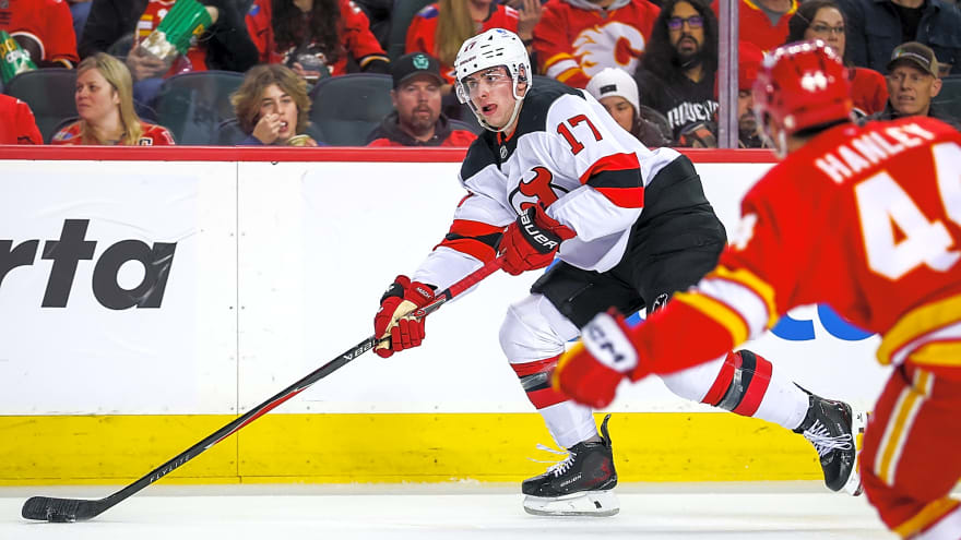 Simon Nemec and New Jersey Devils Extinguish Calgary Flames with Overtime Victory