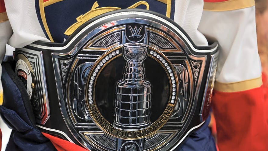 Panthers and fans chant ‘F*** the Oilers’ and ‘F*** McDavid’ as team celebrates second Stanley Cup