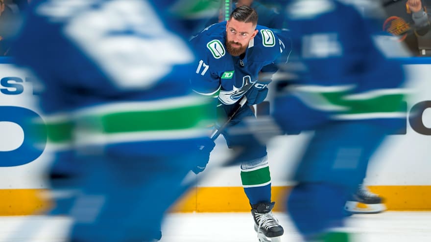 Scenes from practice: Hronek absent with illness as Canucks shake up lines and D pairings