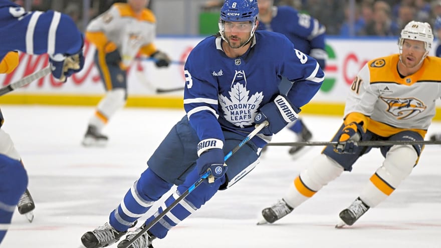 Maple Leafs’ Chris Tanev to be re-evaluated Wednesday, no timeline for Anthony Stolarz