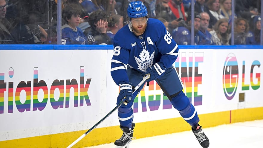 Maple Leafs’ William Nylander jokes about scoring twice in OT win over Blues