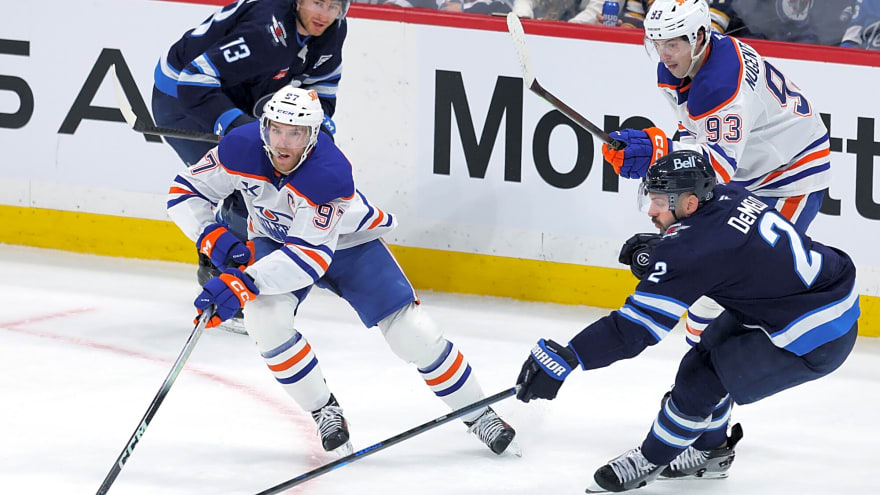 Scenes From Morning Skate: Oilers look to extend Jets misery, but can’t take them lightly