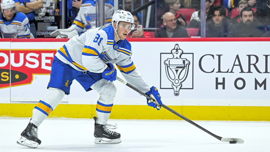 Dylan Holloway To Join Blues Road Trip, Pius Suter Won’t