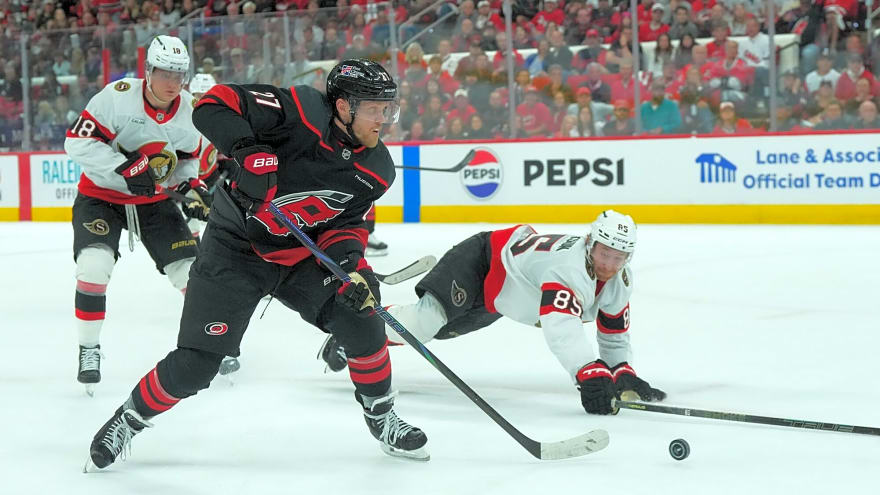 Hurricanes’ Nikolaj Ehlers to miss Game 4 against Senators with lower-body injury