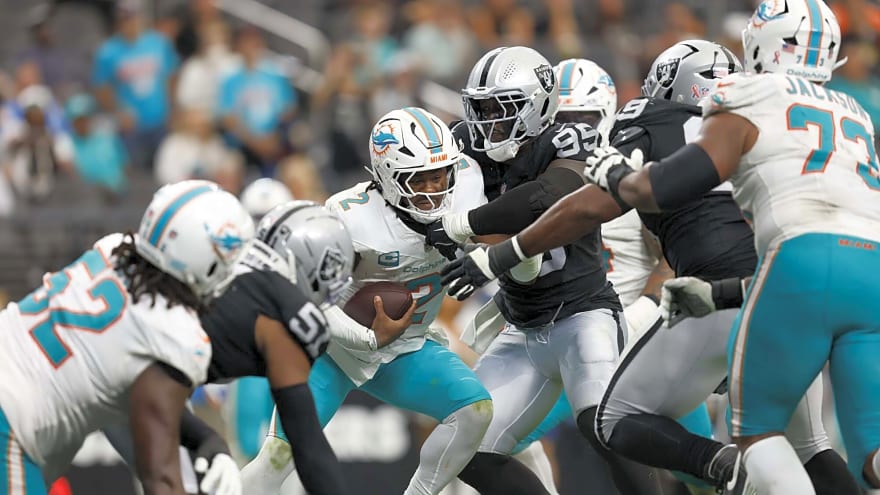 Miami Dolphins QB Malik Willis calls it like it is when asked about one major issue from 27-13 loss to Las Vegas