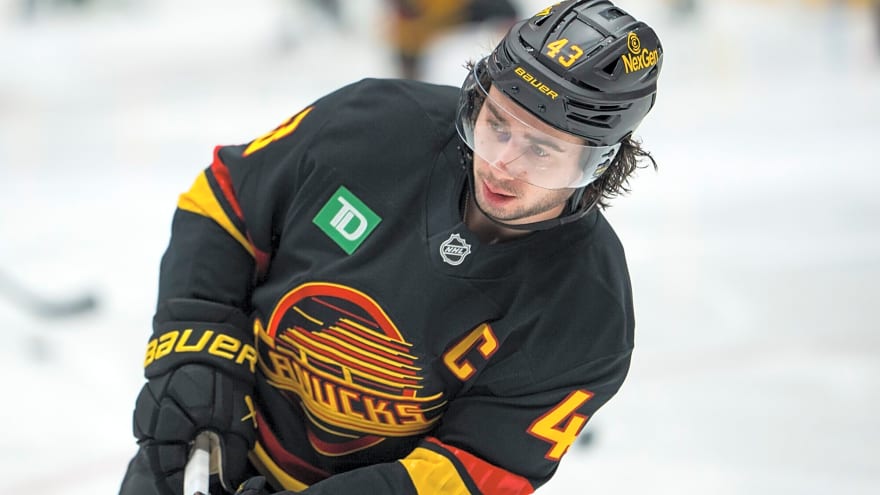 Who else will be involved in the Quinn Hughes sweepstakes?