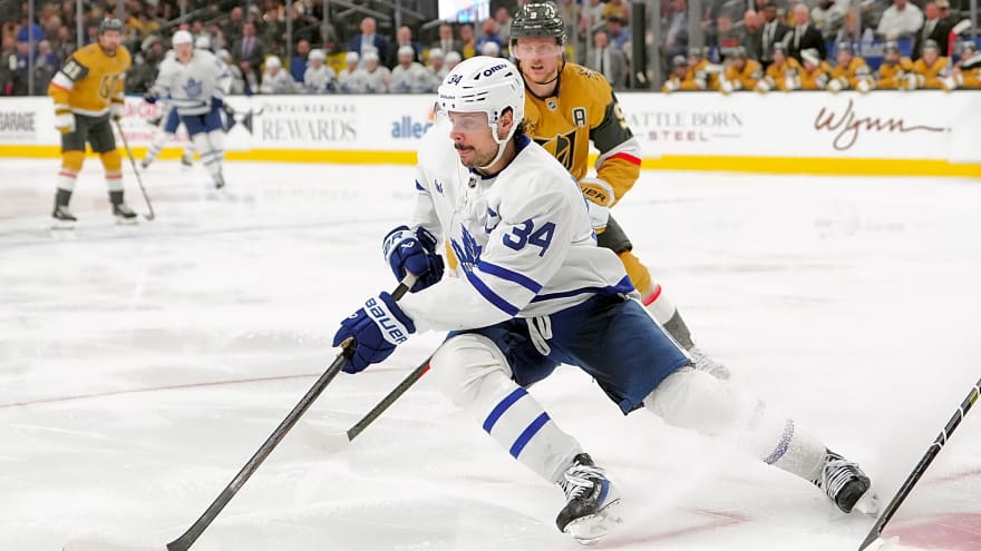 Auston Matthews frustrated Maple Leafs let one slip away against Golden Knights