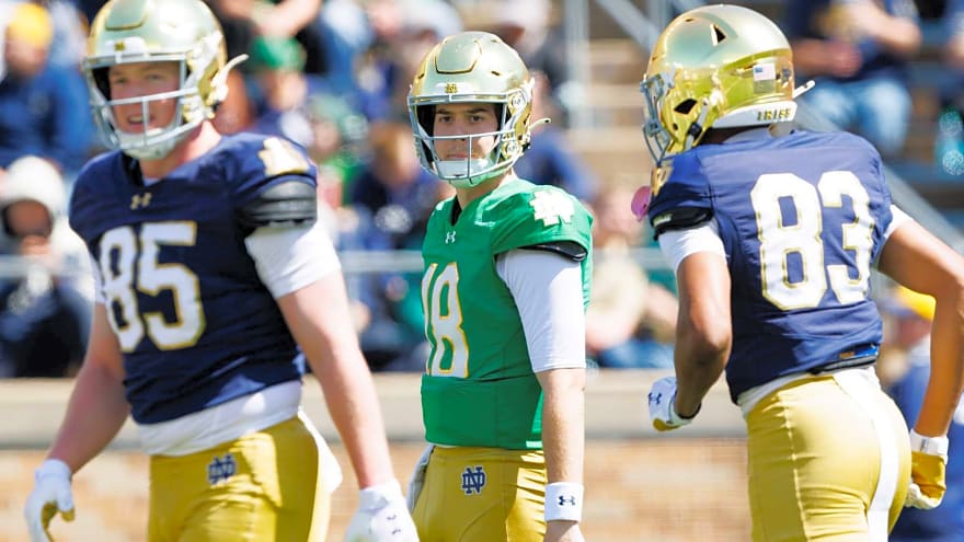 Player comparisons for Notre Dame commits Javian Osborne, Jonaz Walton, and QB Noah Grubbs