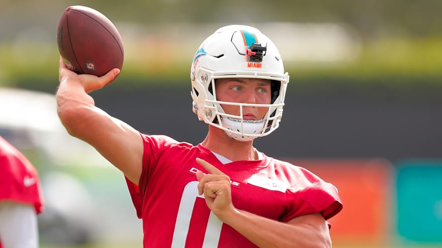 Zach Wilson Begins New Chapter With The Miami Dolphins With New Number