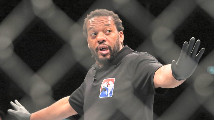 Herb Dean KO’d fighter with one brutal punch for last professional win just months after UFC referee debut