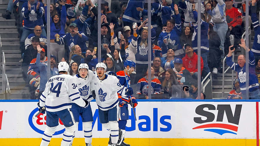 Maple Leafs’ Auston Matthews raves about Easton Cowan following win vs. Oilers