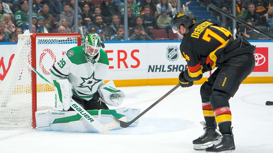 The Statsies: Jake DeBrusk leads Canucks in xGF% in loss to Stars