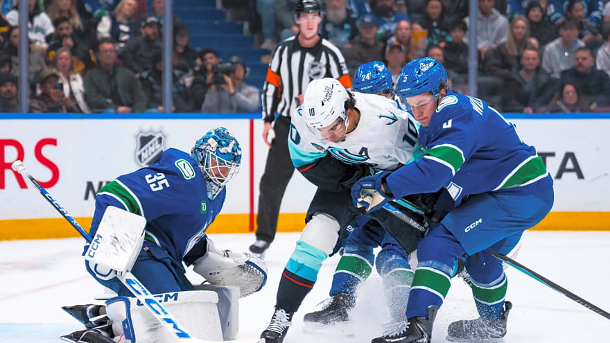  DeBrusk tallies three points in Canucks’ shootout loss to Kraken