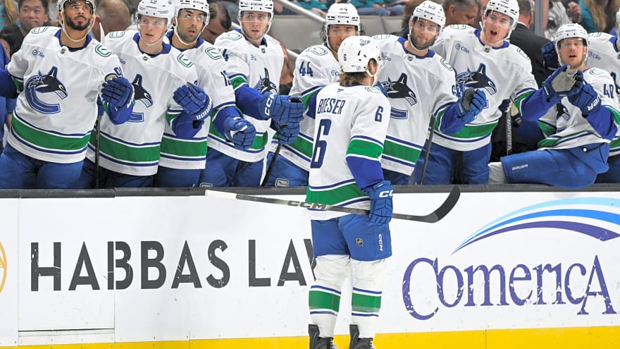 The Statsies: Quinn Hughes tries to carry Canucks in loss to Sharks