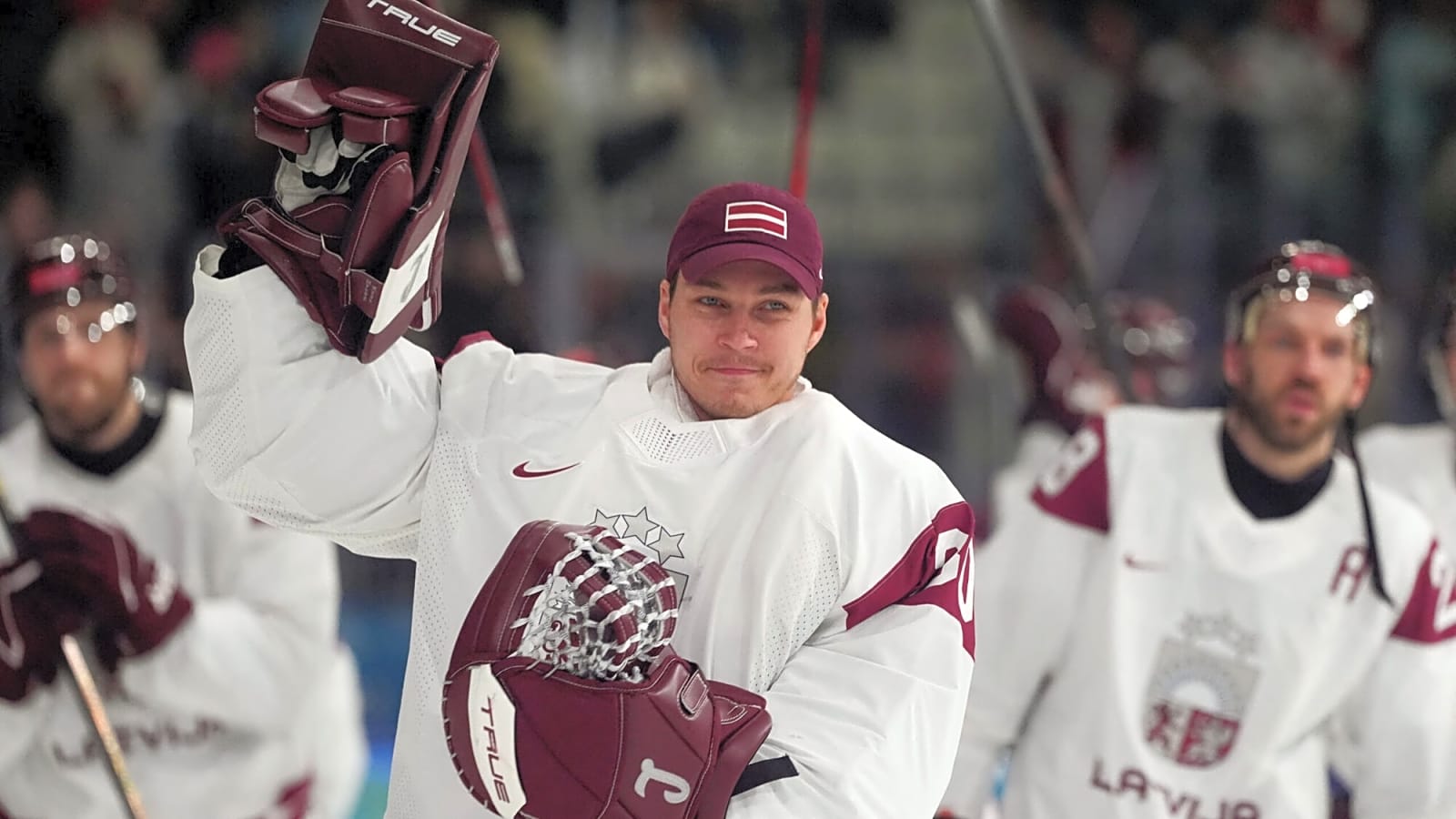 Latvia’s Elvis Merzlikins to start qualification game against Sweden