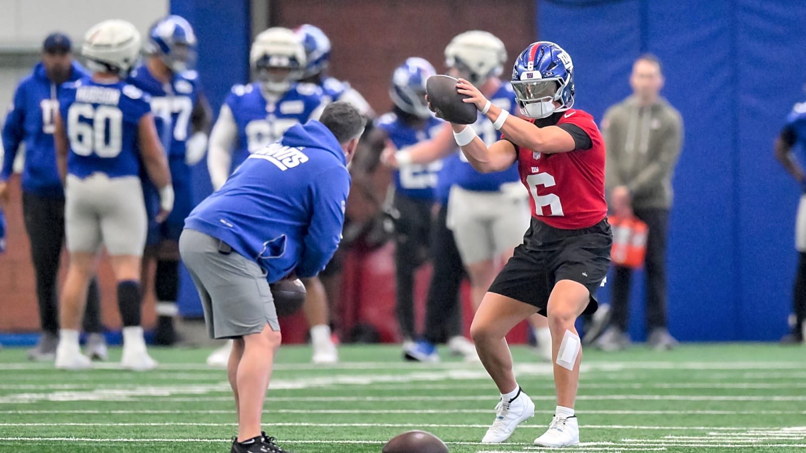 How Giants' Jaxson Dart may need to change playing style to avoid future injury concerns