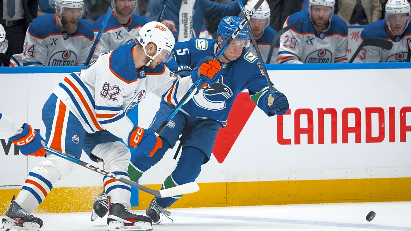 Vasily Podkolzin makes pre-season debut, and Noah Philp’s window to stick with the Oilers