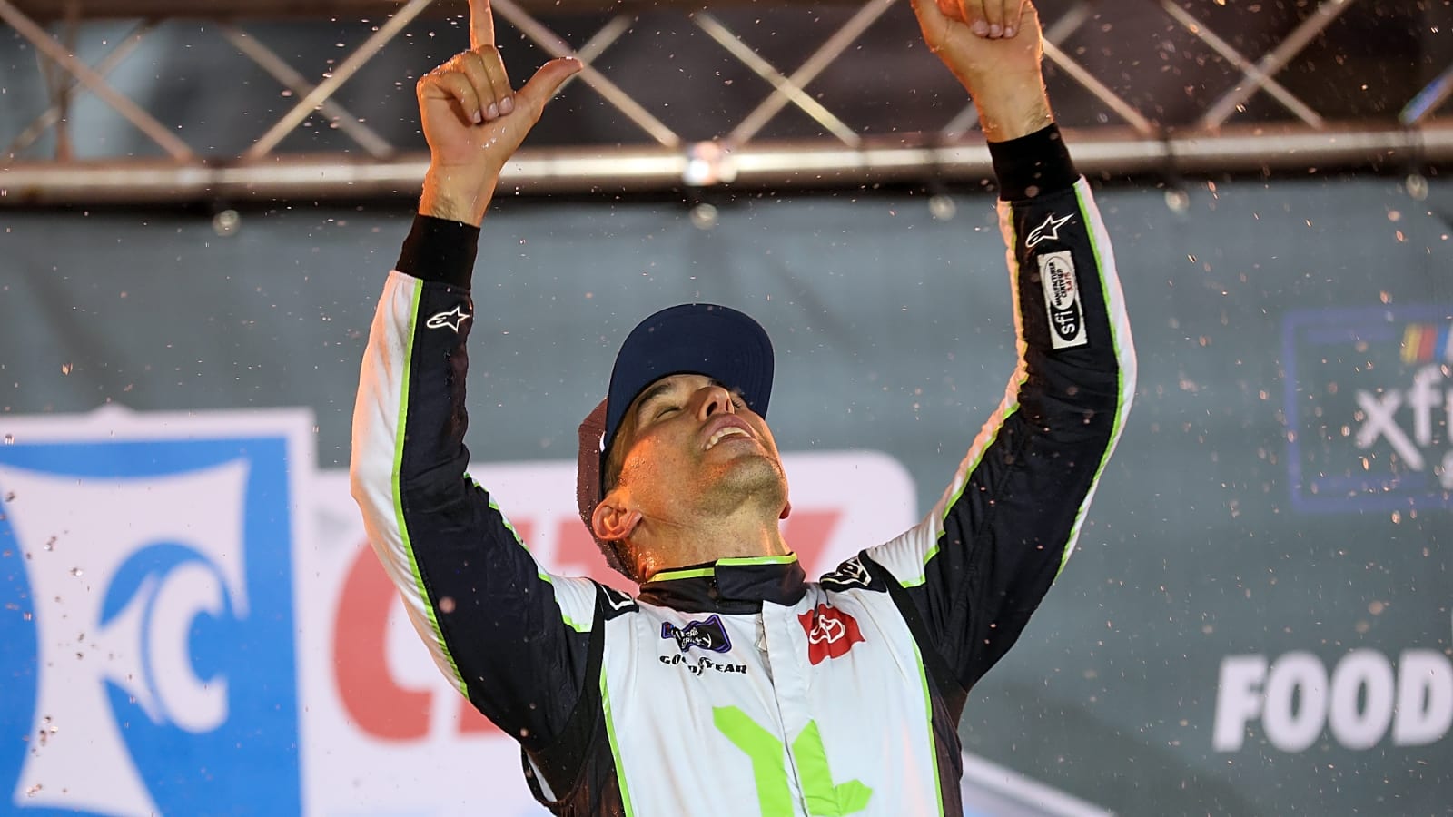 Aric Almirola Claims Hard-Fought Victory in Bristol Xfinity Series Playoff Opener