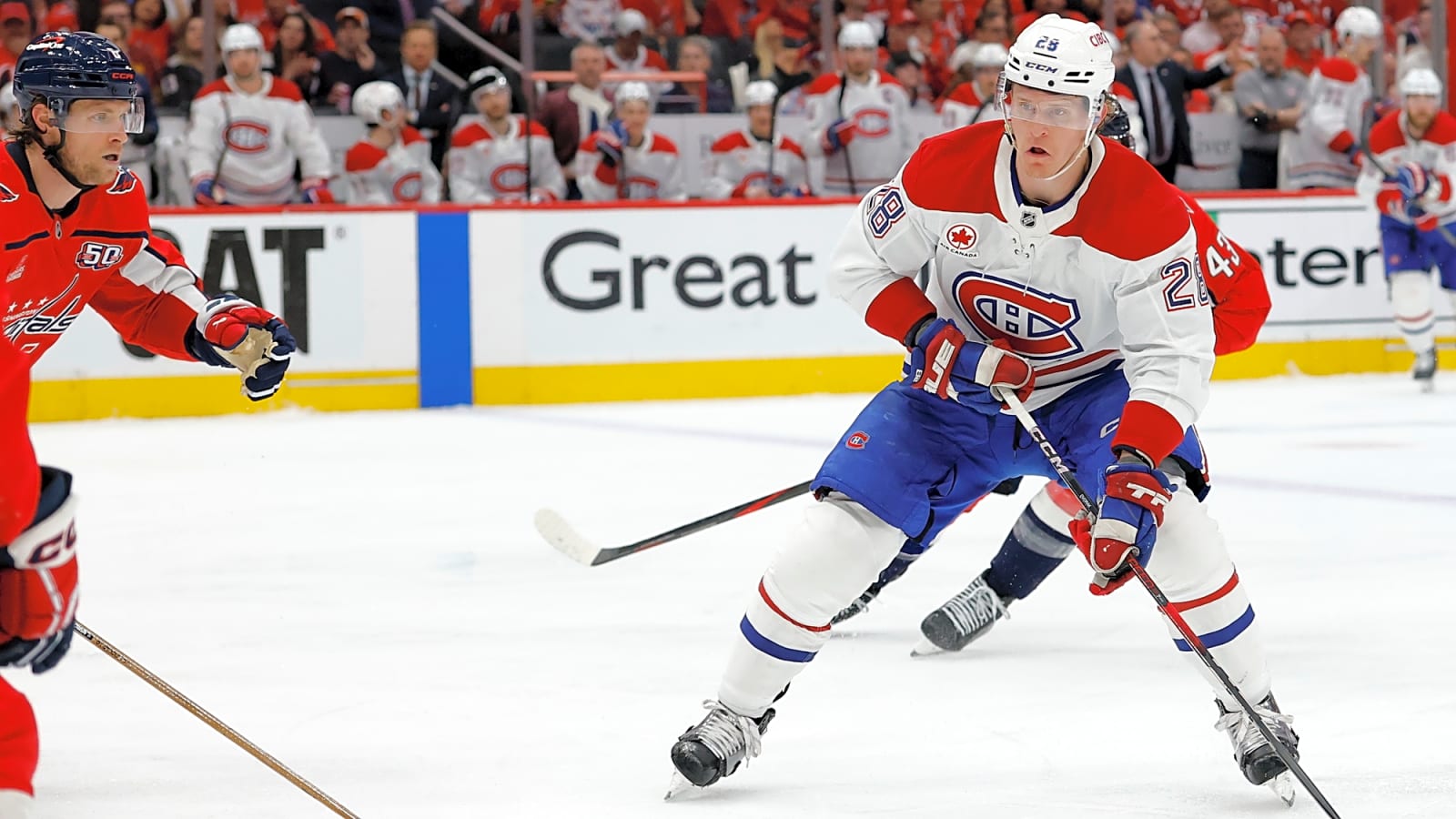 Christian Dvorak could ask Yanni Gourde for a six-year contract