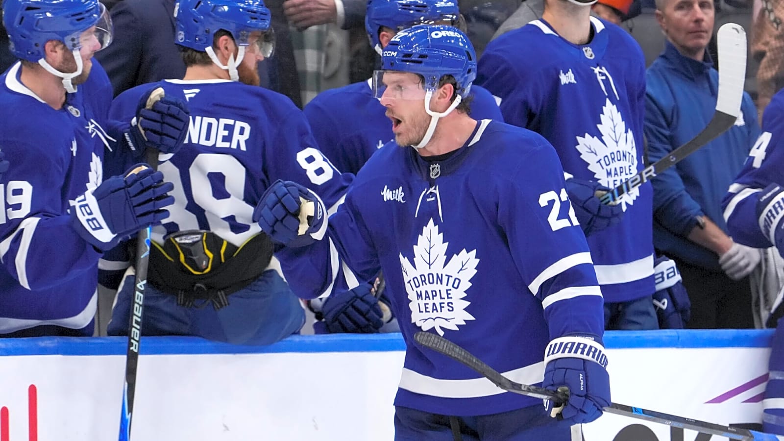 Leafs’ Jake McCabe praises Dennis Hildeby for improved confidence, puck play