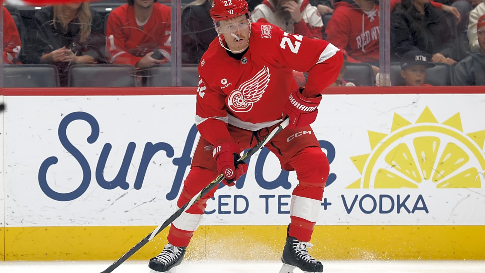 Rangers & Red Wings Game Ends In Bench Clearing Chaos