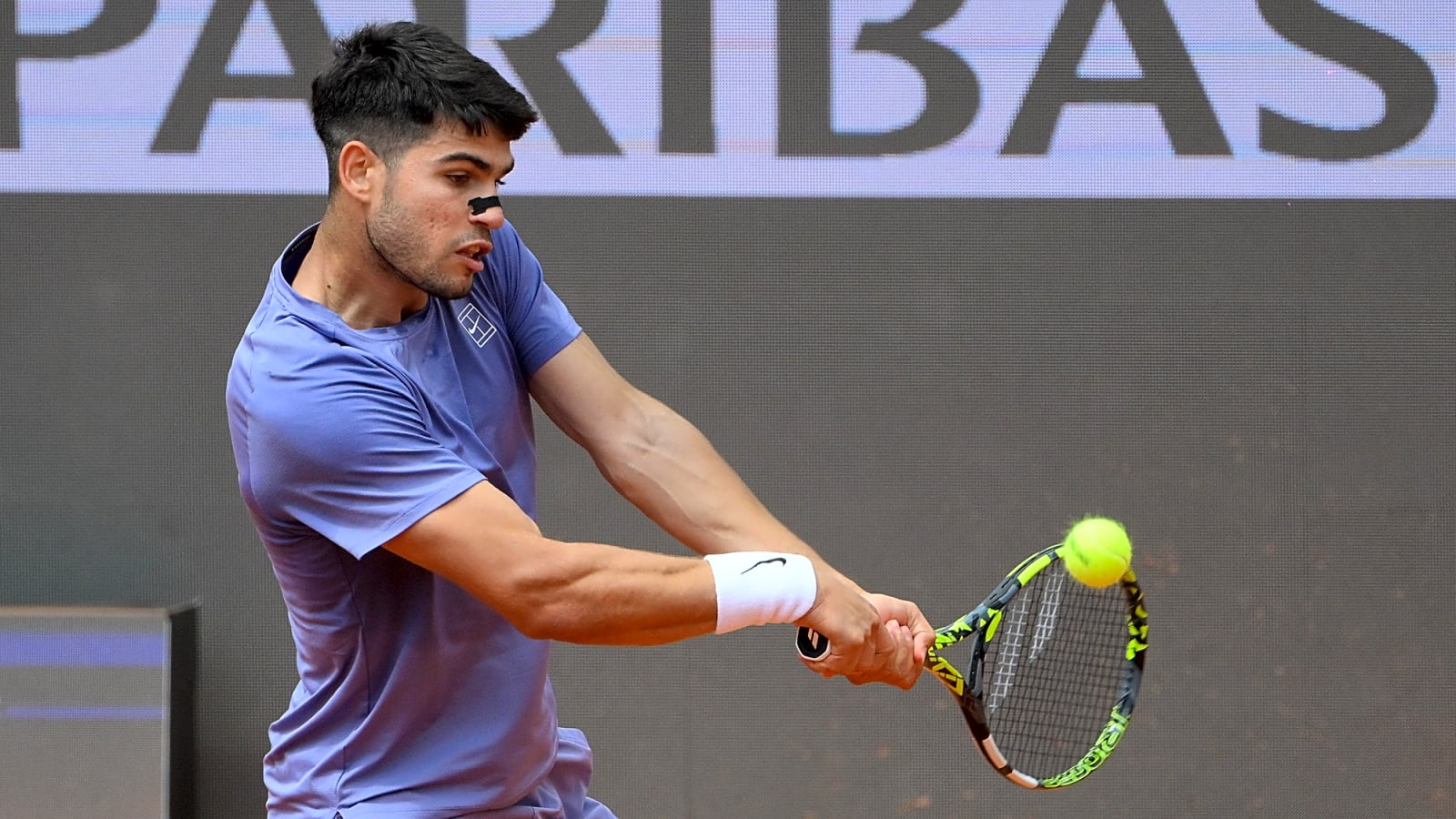 Carlos Alcaraz Shares Health Update After Wearing a Nasal Strip During His Opening-Match Win in Rome