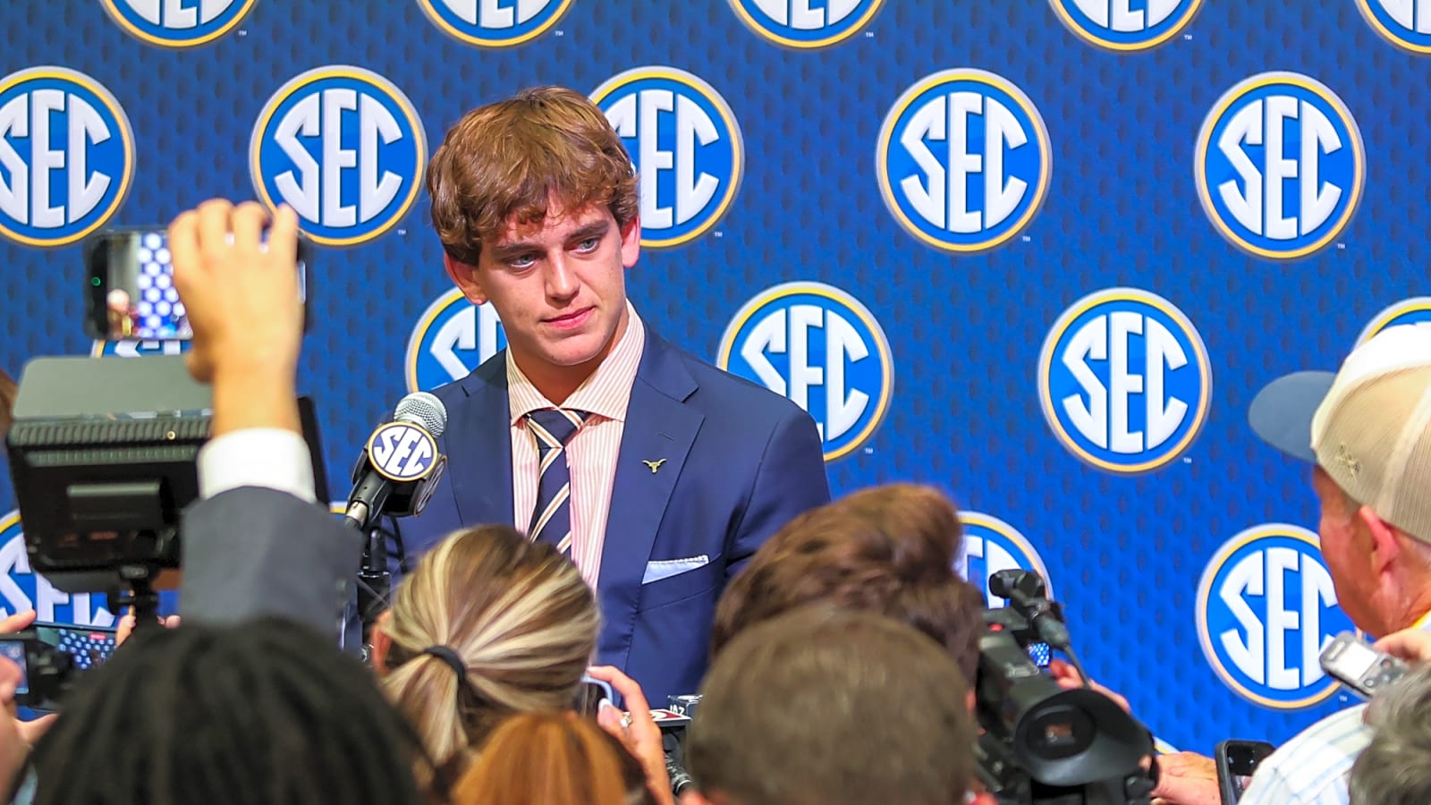 Everything Quarterback Arch Manning Said at SEC Media Days