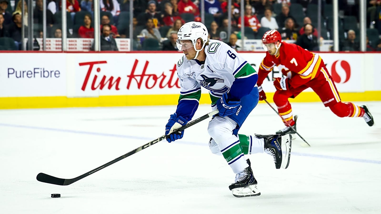 ‘It should give us a lot of confidence’: Brock Boeser sees the improvements in the Canucks and himself after 8-1 win