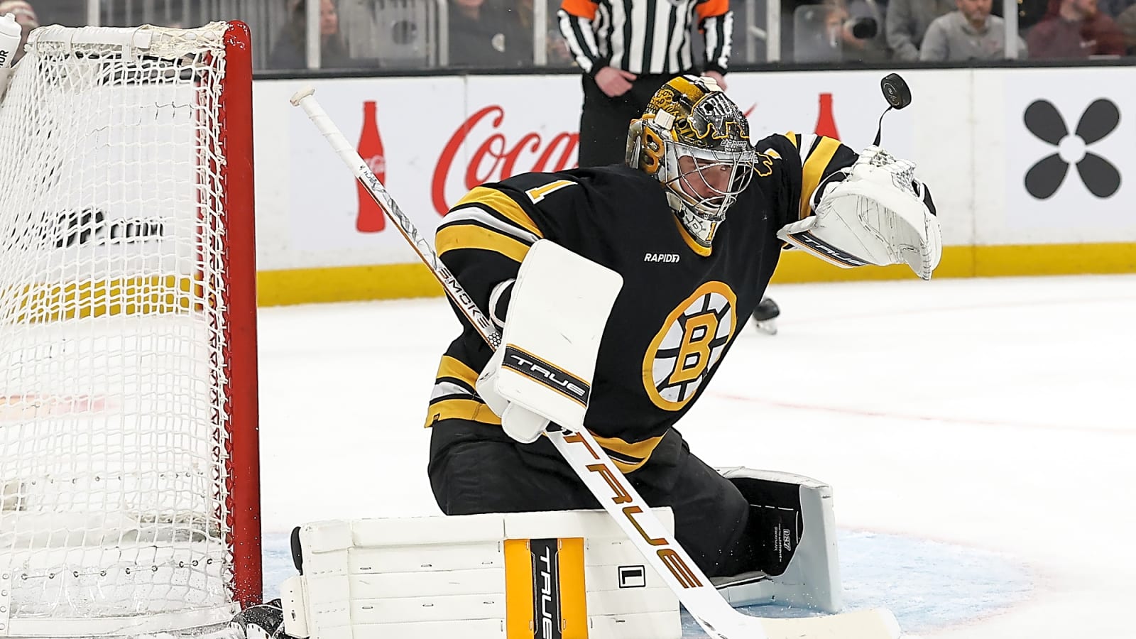 Swayman Makes 34 Saves In Bruins 2-1 Win Against Penguins