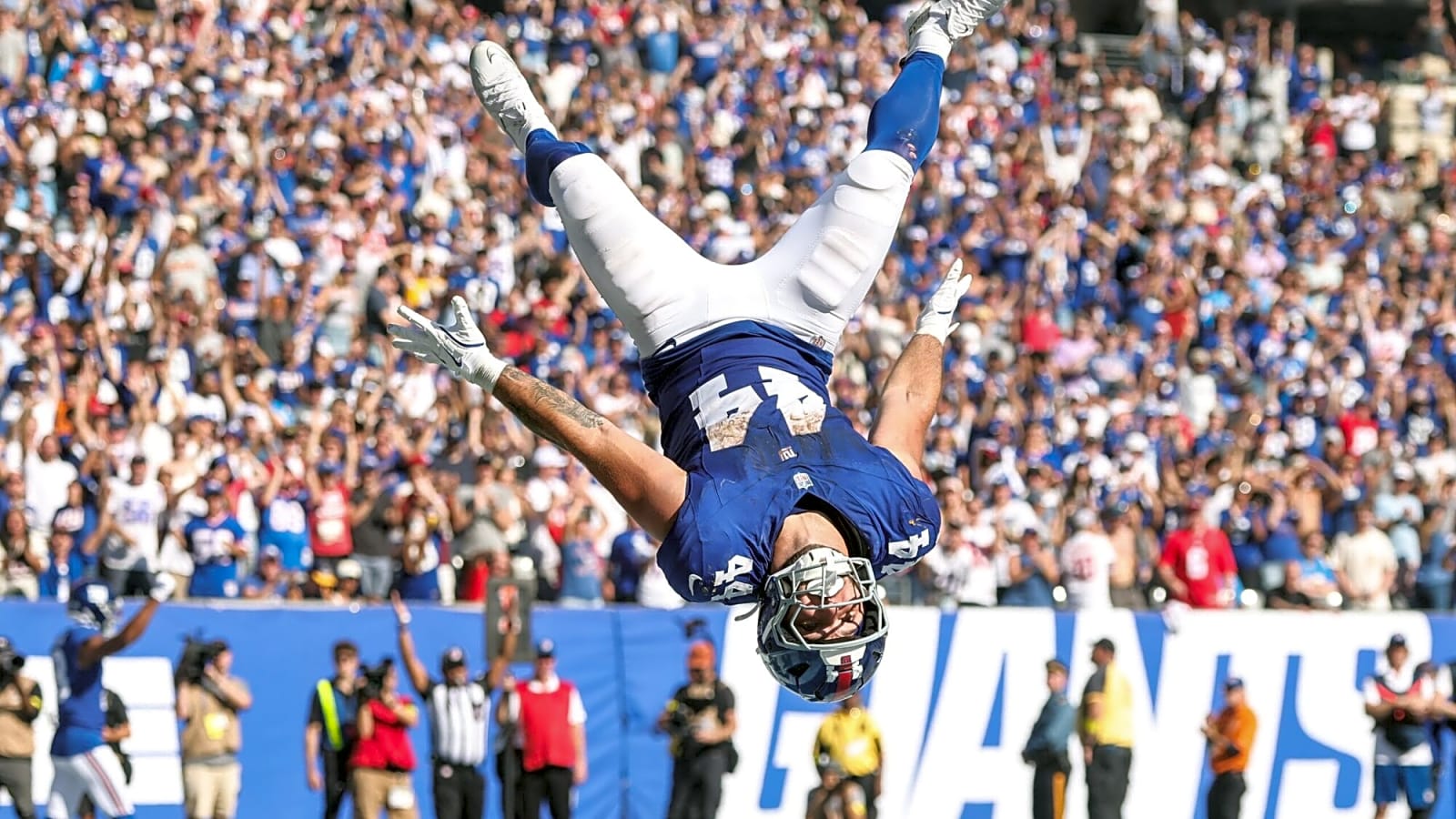 Giants’ Cam Skattebo is playing like the best running back in the NFL