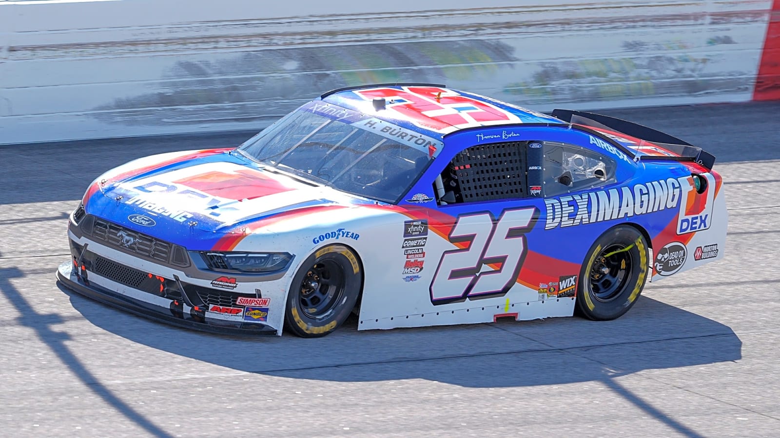 Harrison Burton cut by crush panel, among other issues after debris flies into car at Daytona