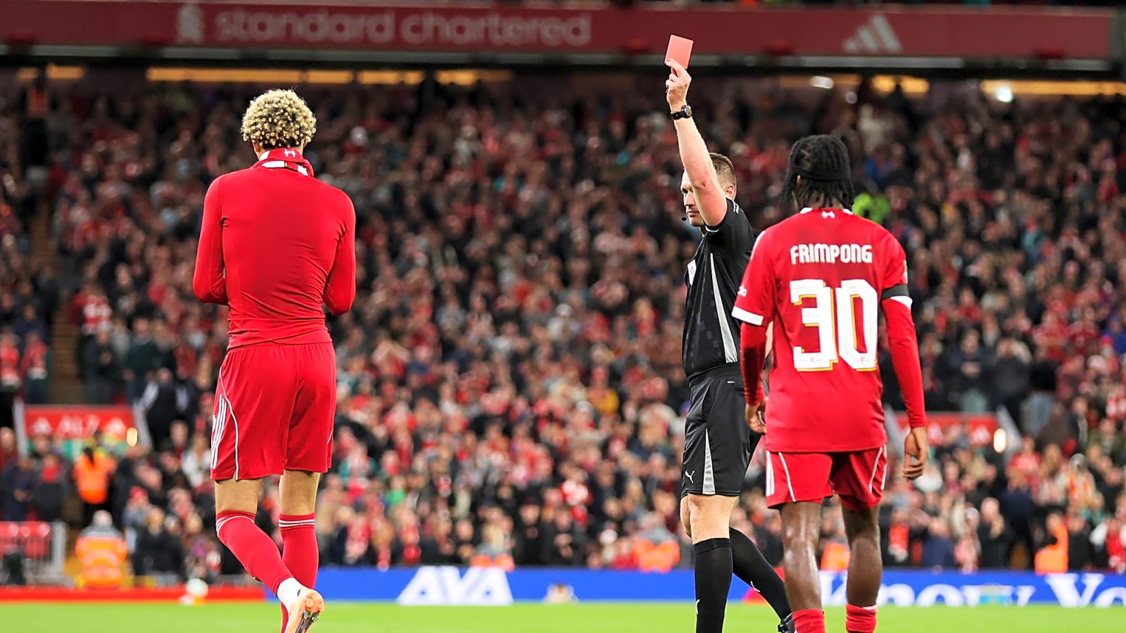 'Won’t happen again' – Hugo Ekitike fronts up after costly red card in Carabao Cup win
