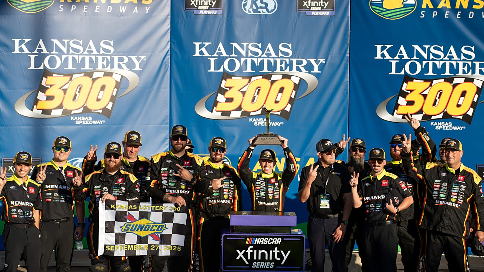 NASCAR Xfinity Series playoff standings after Kansas
