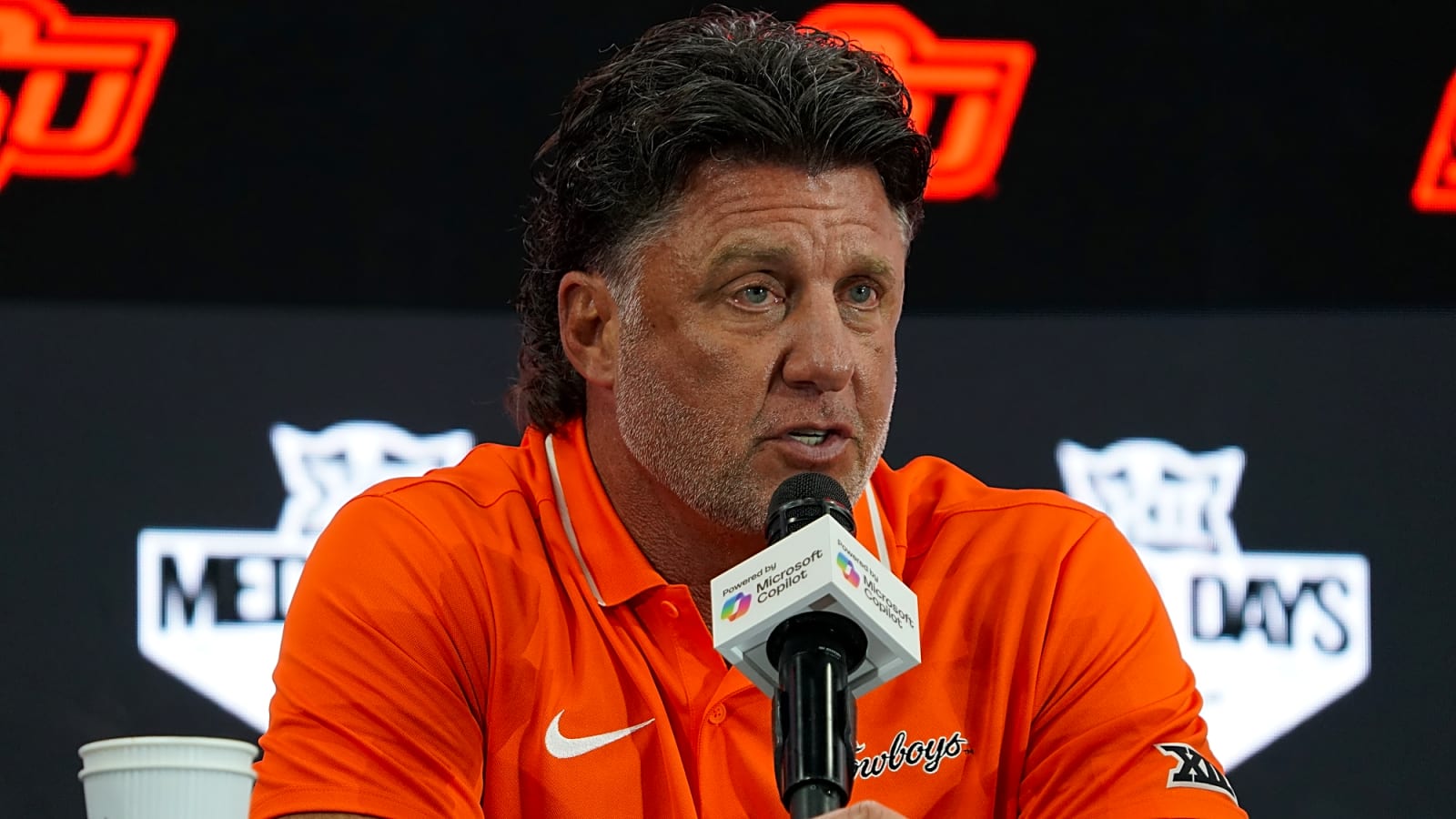Gundy to Yormark: “That’s Good Stuff Yesterday. Stay After Them”