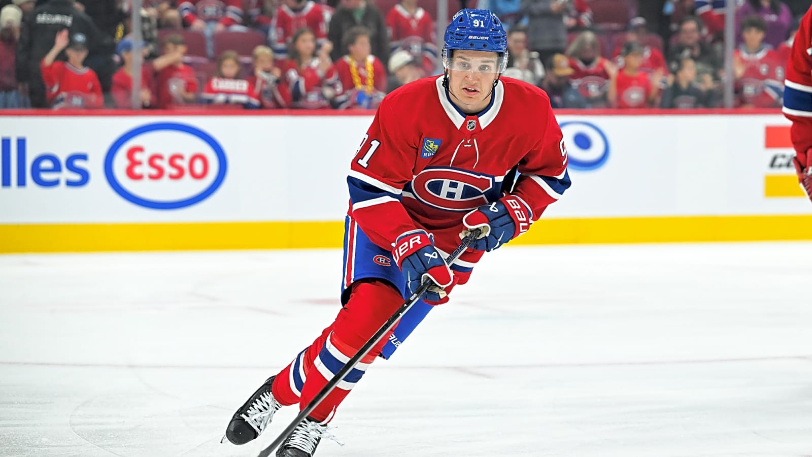 Oliver Kapanen is back on the ice