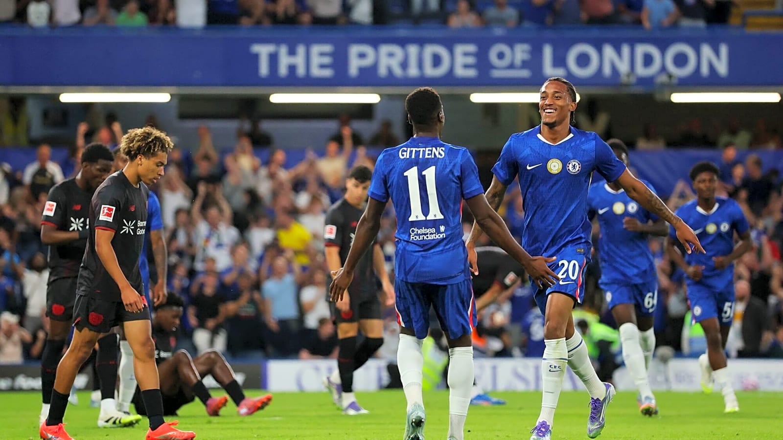 Chelsea fans will love what Jamie Gittens said after his debut against Bayer Leverkusen