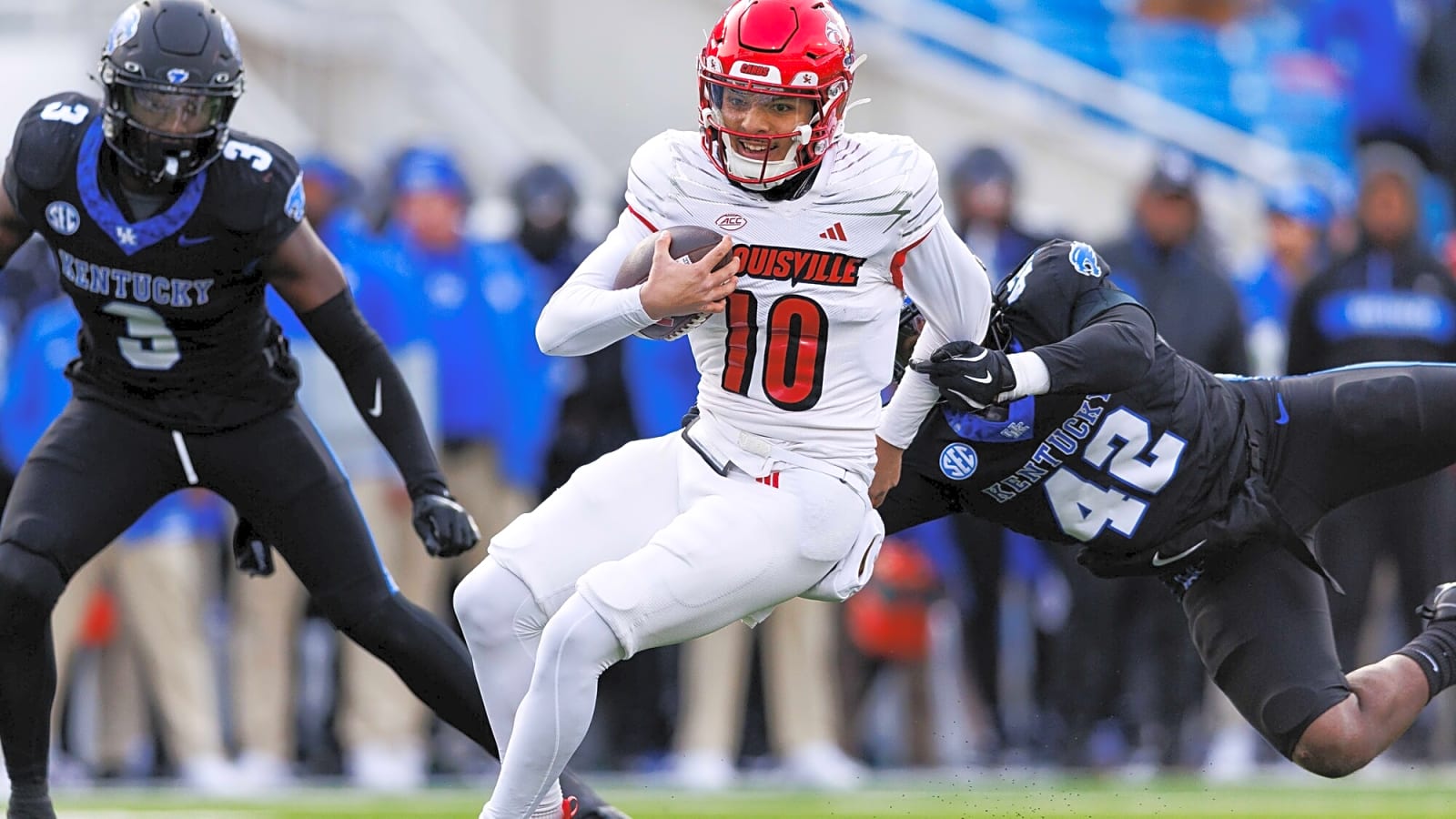 Son of QB whisperer arrested on felony charge, suspended