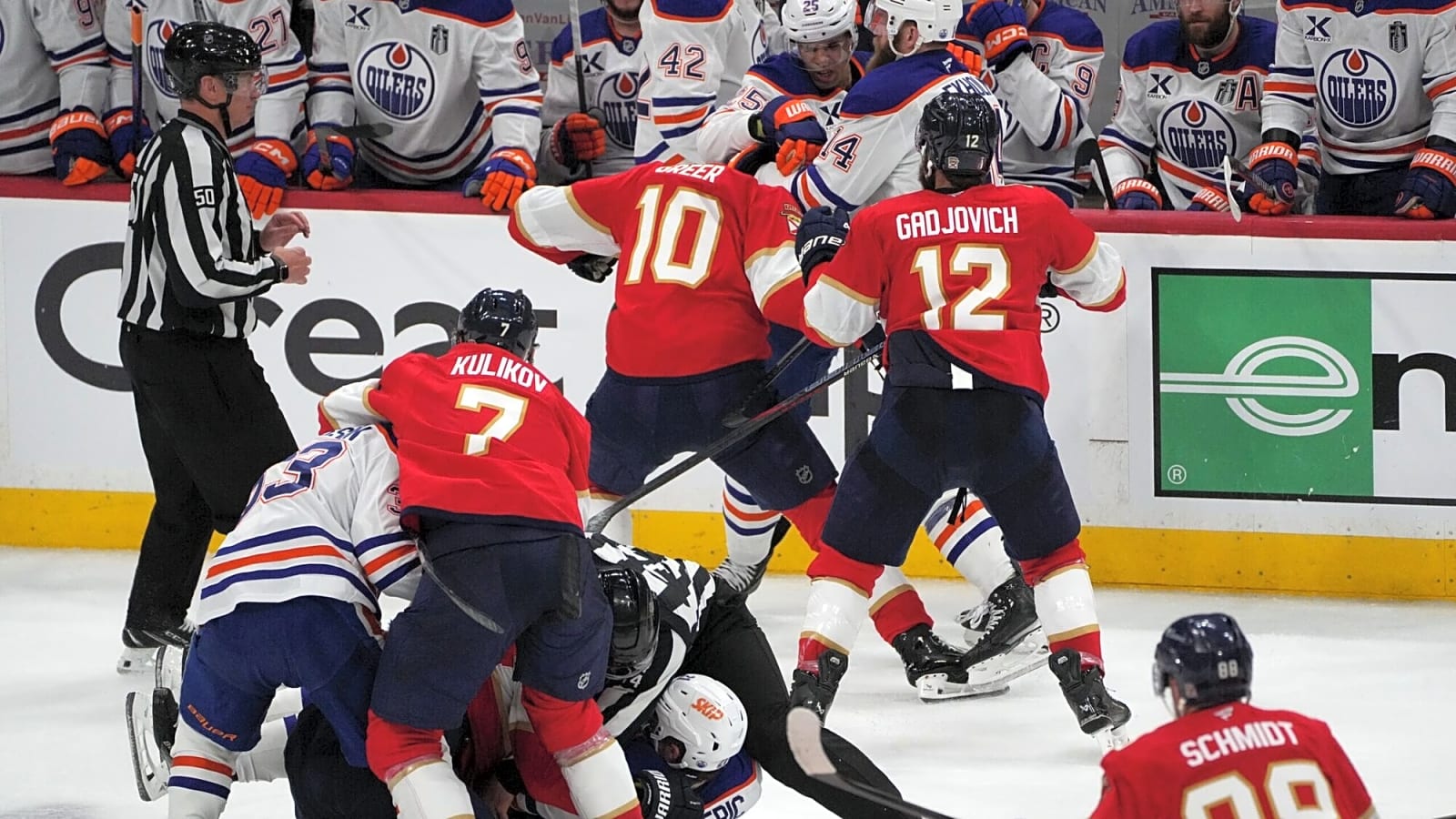 Stanley Cup Final Game 3: Panthers blow out Oilers as series continues to get spicy