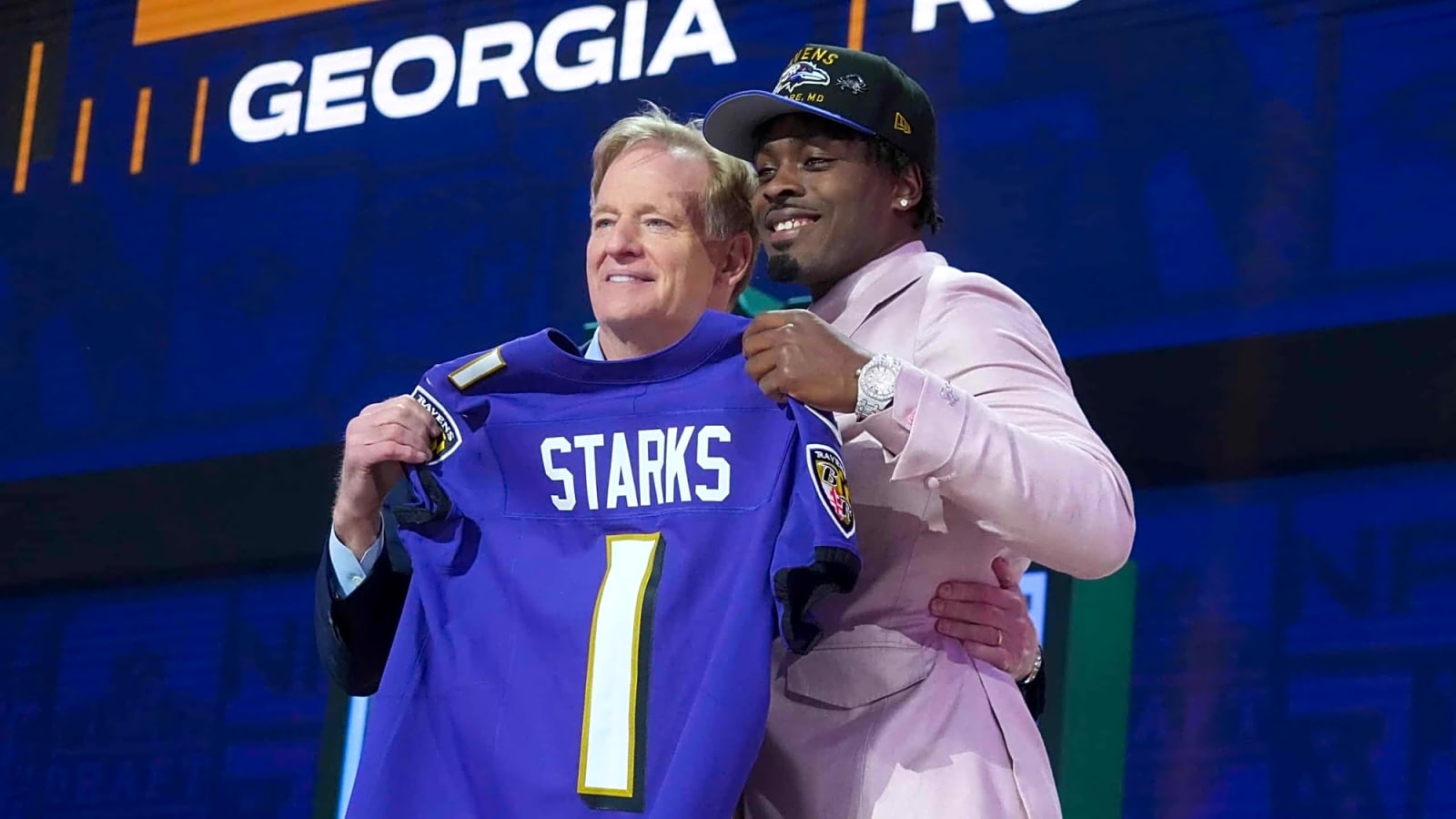 Baltimore Ravens Select Stud Georgia Safety Malaki Starks with Pick 27