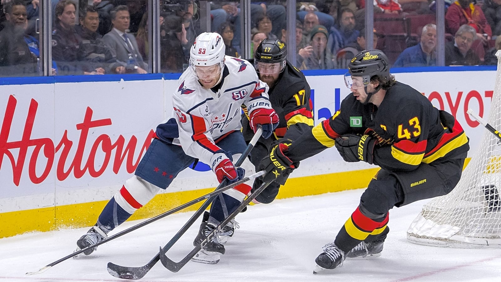 Should the Canucks plan on splitting up Hughes and Hronek in 2025-26?
