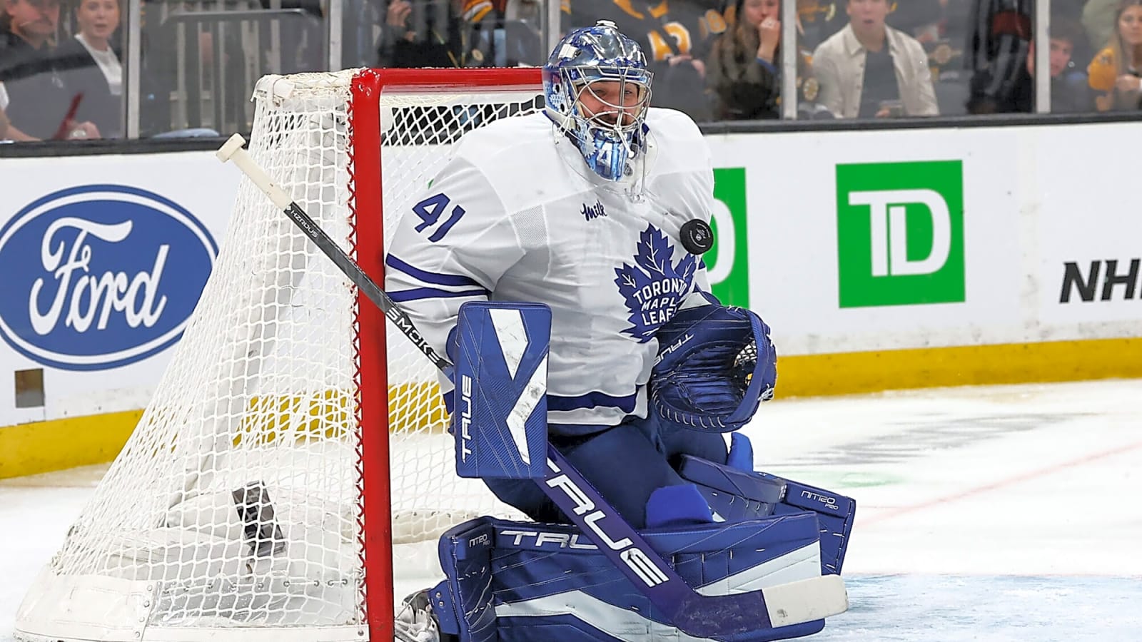 Leafs lineup news: Stolarz to start vs. Sharks, Lorentz, Myers in for Pezzetta, Stecher