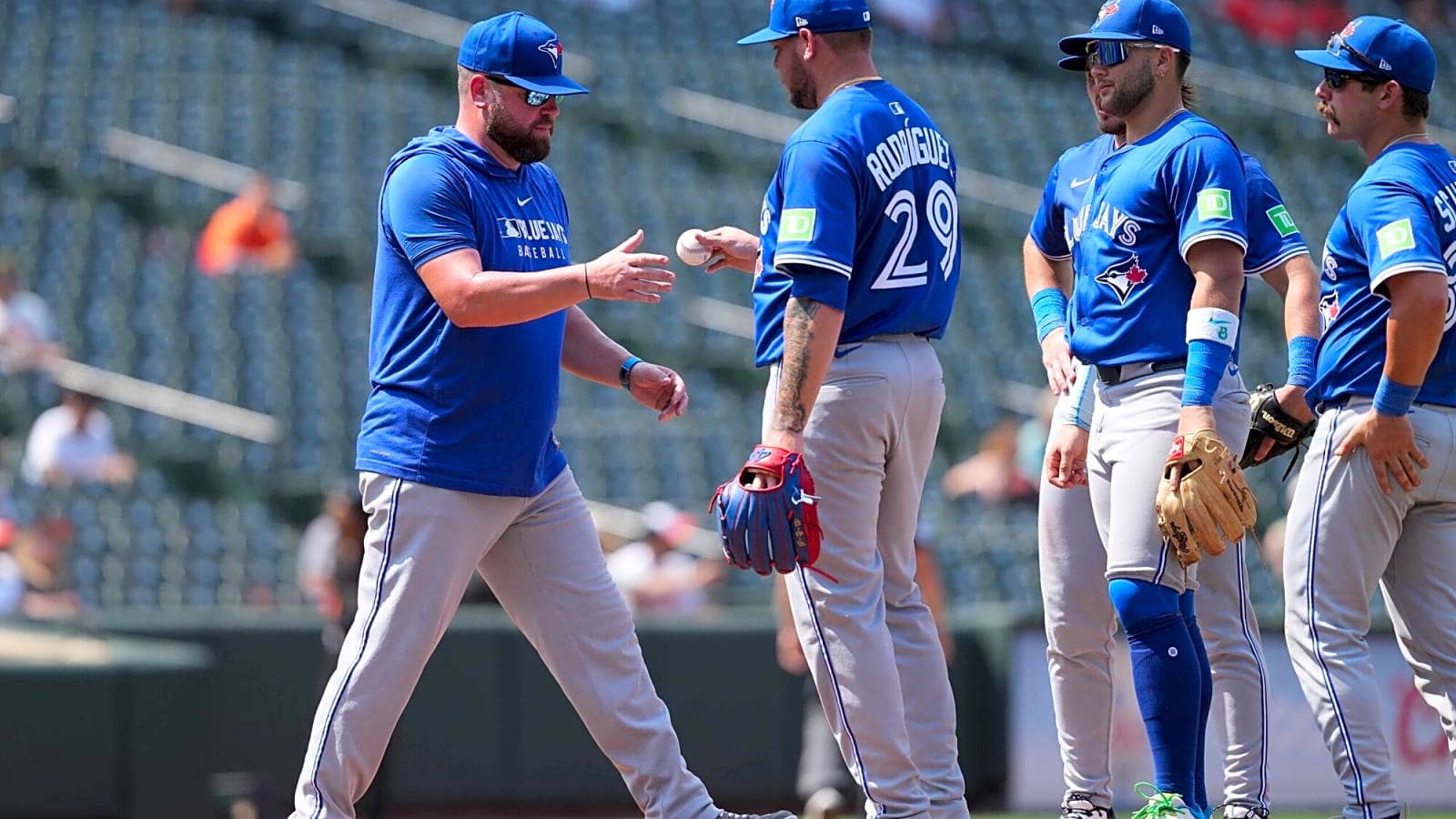 Blue Jays bullpen showing cracks in August