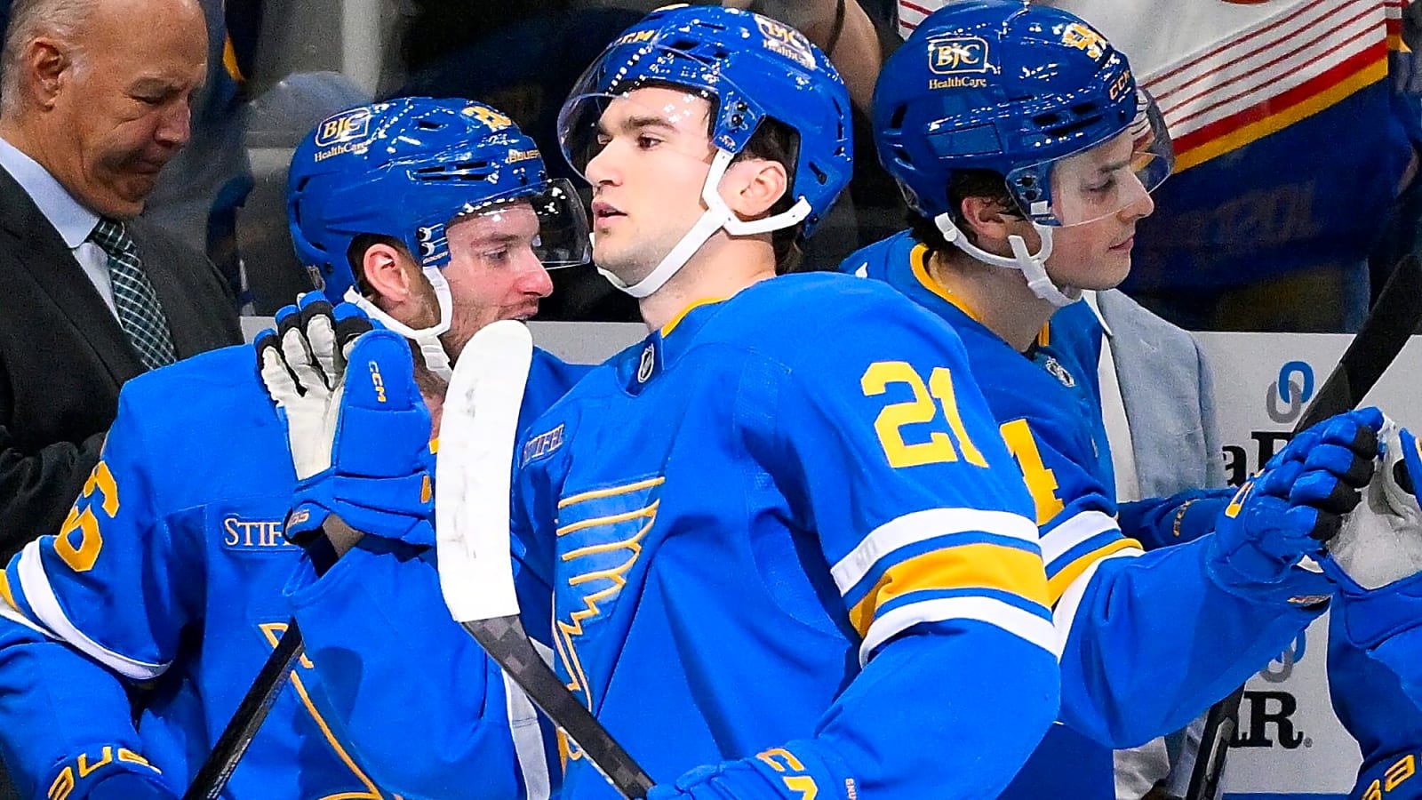 Blues’ Jimmy Snuggerud out following wrist surgery