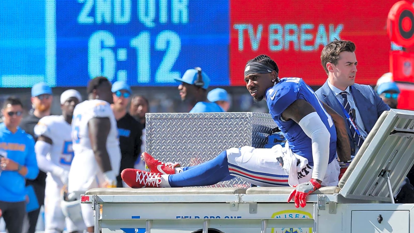 Malik Nabers and Cam Skattebo are clearly not on the same path toward recovering from devastating injuries