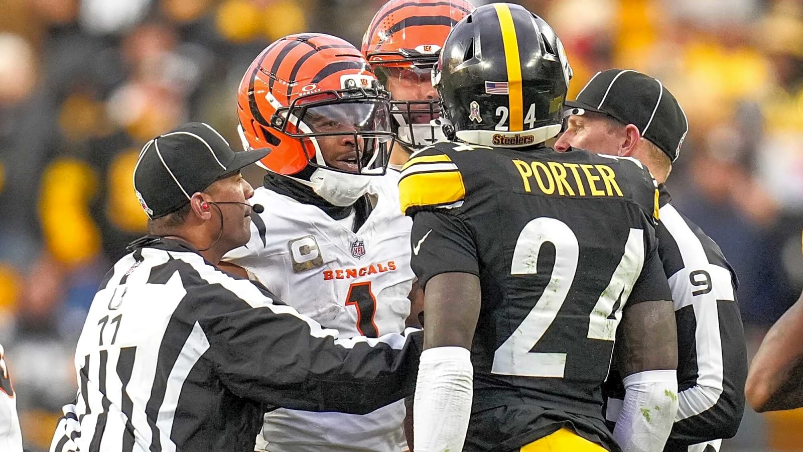 Bengals WR Ja’Marr Chase Suspended One Game For Spitting On Jalen Ramsey