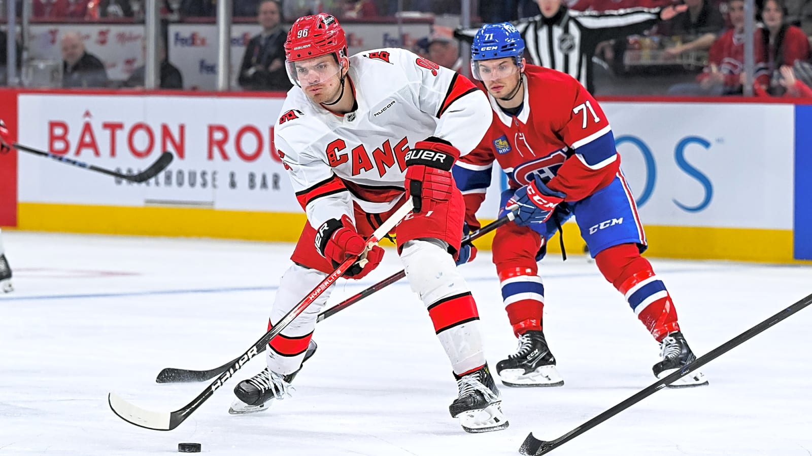 A TV station in Columbus asks for help from two former players (now playing in Carolina)