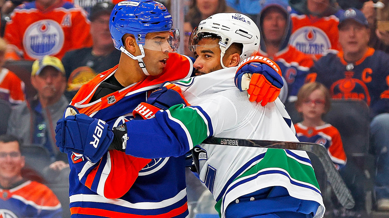  Oilers lose in the streets, but beat Canucks on the sheet